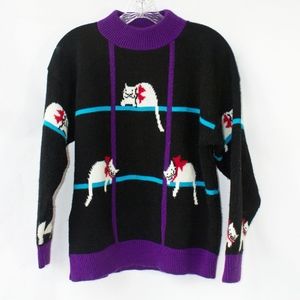 😽CALLING ALL CAT LADIES😻Purrfect Vintage Sweater